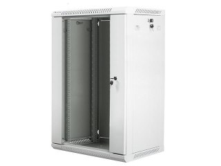 Szafa instalacyjna Rack wisząca 19" 18U 600x450 szara Lanberg (flat pack)