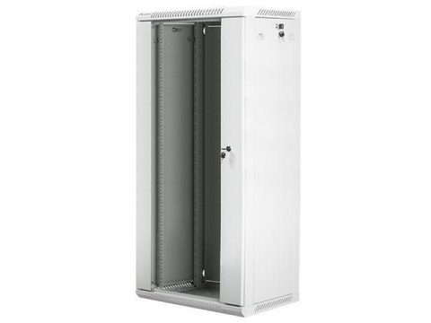 Szafa instalacyjna Rack wisząca 19" 27U 600x450 szara Lanberg (flat pack) Szafa instalacyjna Rack wisząca 19" 27U 600x450 szara Lanberg (flat pack)