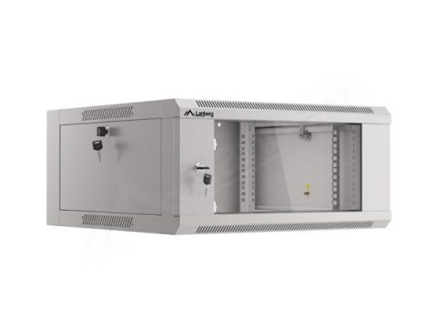 Szafa instalacyjna Rack wisząca 19" 4U 570x600 szybki montaż szara Lanberg (flat pack) Szafa instalacyjna Rack wisząca 19" 4U 570x600 szybki montaż szara Lanberg (flat pack)
