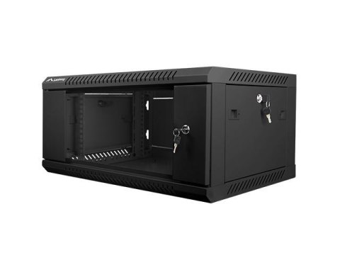 Szafa instalacyjna Rack wisząca 19" 4U 600x450 czarna Lanberg (flat pack) Szafa instalacyjna Rack wisząca 19" 4U 600x450 czarna Lanberg (flat pack)