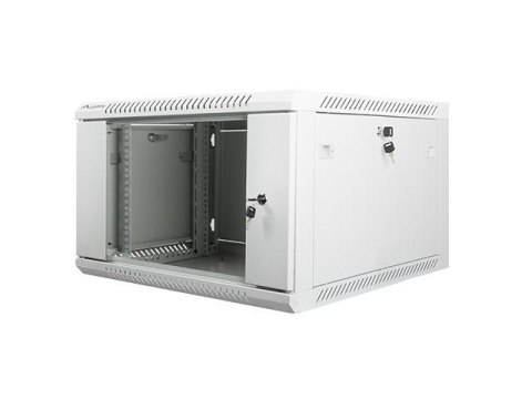 Szafa instalacyjna Rack wisząca 19" 6U 600x450 szara Lanberg (flat pack) Szafa instalacyjna Rack wisząca 19" 6U 600x450 szara Lanberg (flat pack)
