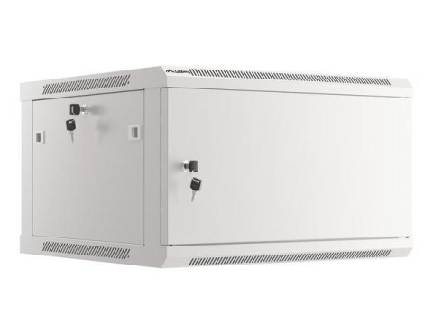 Szafa instalacyjna Rack wisząca 19" 6U 600x600 szara drzwi metalowe Lanberg (flat pack) Szafa instalacyjna Rack wisząca 19" 6U 600x600 szara drzwi metalowe Lanberg (flat pack)