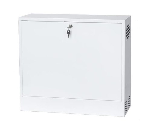 Szafa wisząca Netrack V-Line Rack 19", 2U/130mm - biała, drzwi metalowe Szafa wisząca Netrack V-Line Rack 19", 2U/130mm - biała, drzwi metalowe