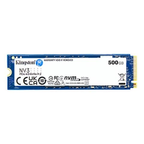 Dysk SSD Kingston NV3 M.2 2280 PCIe 4.0x4 NVMe 500GB (5000/3000MB/s) Dysk SSD Kingston NV3 M.2 2280 PCIe 4.0x4 NVMe 500GB (5000/3000MB/s)