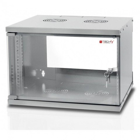 Szafa wisząca Techly Rack 19" 9U 500x320 zmontowana, szara Szafa wisząca Techly Rack 19" 9U 500x320 zmontowana, szara