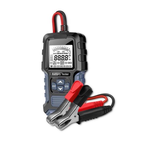 Tester cyfrowy Qoltec akumulatora z wyświetlaczem LCD | 12V | 24V | 3Ah-250Ah Tester cyfrowy Qoltec akumulatora z wyświetlaczem LCD | 12V | 24V | 3Ah-250Ah