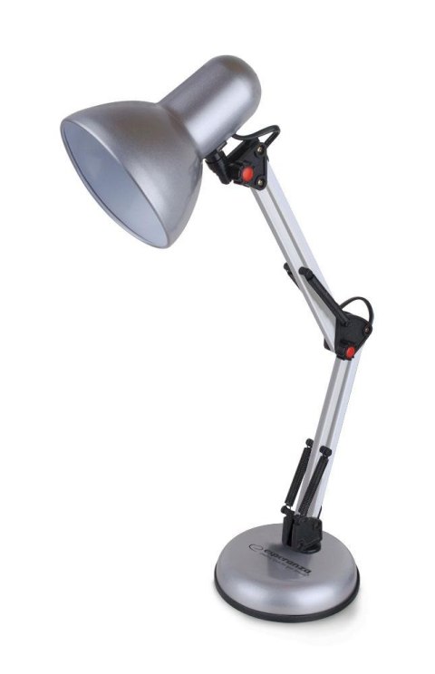 Lampka biurkowa Esperanza E27 AVIOR ELD112S srebrna Lampka biurkowa Esperanza E27 AVIOR ELD112S srebrna