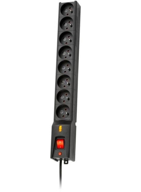 Listwa zasilająca Lestar LX 810 3m czarna Listwa zasilająca Lestar LX 810 3m czarna