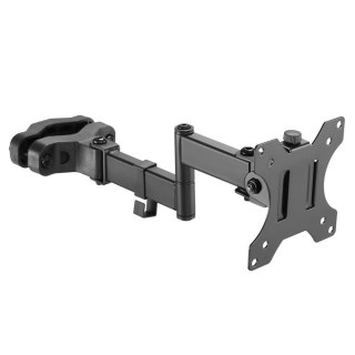 Uchwyt monitora na rurkę / słupek 28-60mm Maclean MC-984 podwójne składane ramię, 17-32'', 8kg max