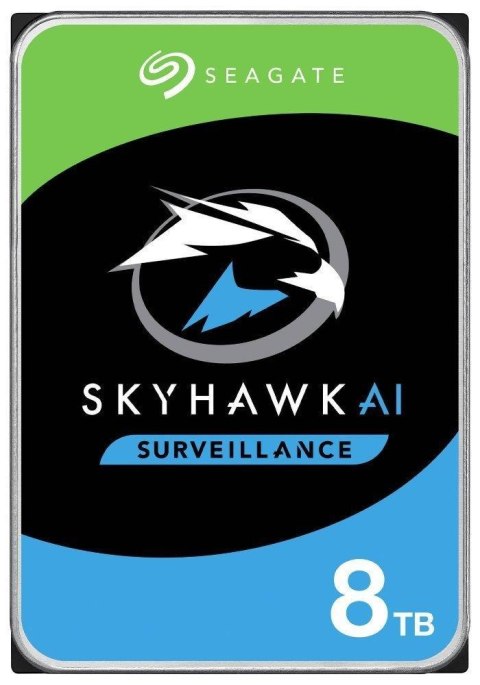 Dysk SEAGATE SkyHawk™ AI ST8000VE001 8TB 3,5" 7200 256MB SATA III NAS Dysk SEAGATE SkyHawk™ AI ST8000VE001 8TB 3,5" 7200 256MB SATA III NAS