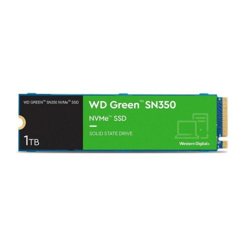 Dysk SSD WD Green SN350 1TB M.2 2280 PCIe NVMe (3200/2500 MB/s) WDS100T3G0C Dysk SSD WD Green SN350 1TB M.2 2280 PCIe NVMe (3200/2500 MB/s) WDS100T3G0C