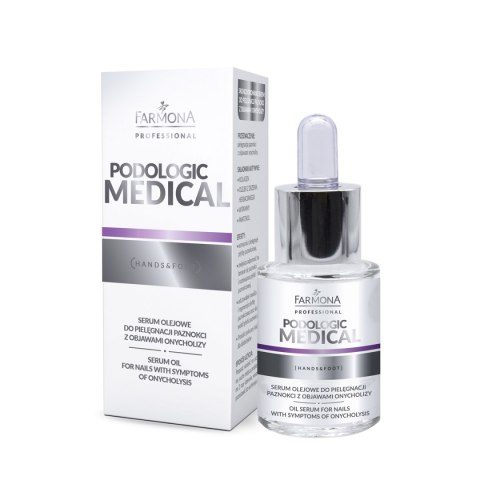 Farmona PODOLOGIC MEDICAL Serum olejowe do pielęgnacji paznokci z onycholizą 15ml Farmona PODOLOGIC MEDICAL Serum olejowe do pielęgnacji paznokci z onycholizą 15ml
