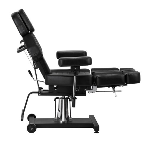 Fotel hydrauliczny do tatuażu Pro Ink 601A czarny