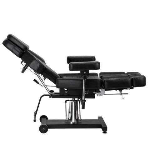 Fotel hydrauliczny do tatuażu Pro Ink 601A czarny
