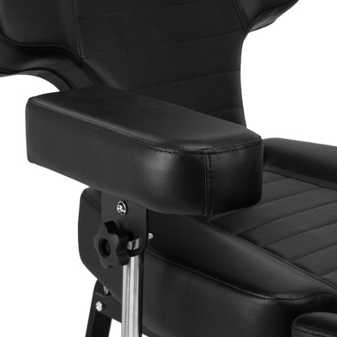 Fotel hydrauliczny do tatuażu Pro Ink 601A czarny