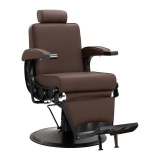 Gabbiano fotel barberski Continental brązowy