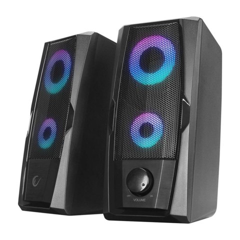 Głośniki komputerowe Rampage RMS-X9 RMS 2.0 RGB 30dB Głośniki komputerowe Rampage RMS-X9 RMS 2.0 RGB 30dB
