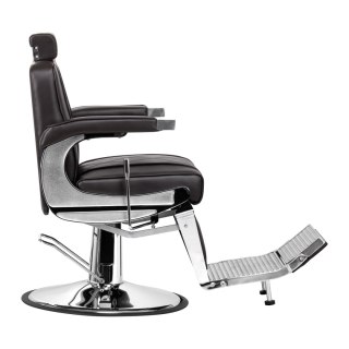 Hair System fotel barberski BM88066 brązowy
