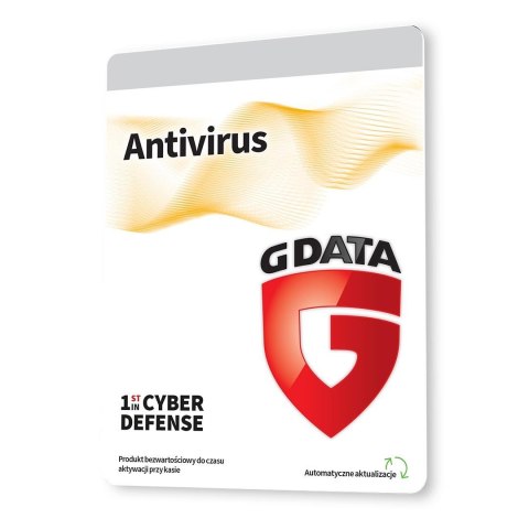 Oprogramowanie G DATA Antivirus 1PC 1rok karta-klucz Oprogramowanie G DATA Antivirus 1PC 1rok karta-klucz
