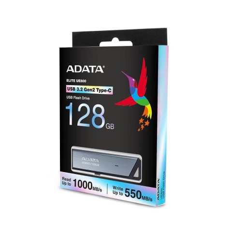 Pendrive ADATA UE800 128GB USB 3.1 Type-C Silver Pendrive ADATA UE800 128GB USB 3.1 Type-C Silver
