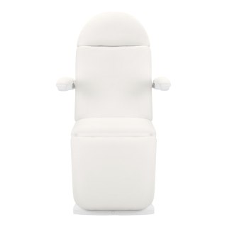 FOTEL KOSMETYCZNY ELEKTR. ECLIPSE 4 SILN. BIAŁY