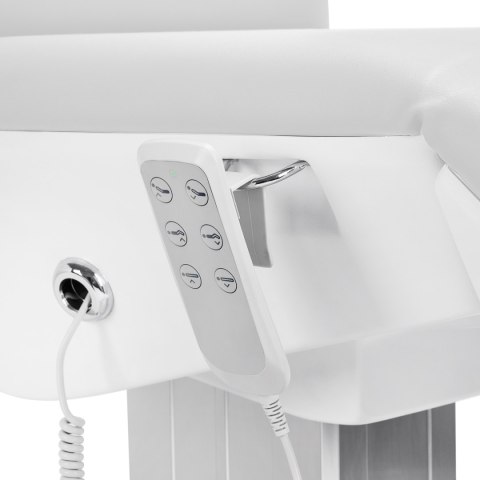 Fotel kosmetyczny elektryczny 2240K Eclipse 3 siln. biały z kołyską