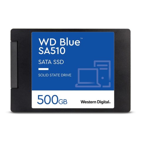 Dysk SSD WD Blue SA510 500GB 2,5"/7mm (560/510 MB/s) WDS500G3B0A Dysk SSD WD Blue SA510 500GB 2,5"/7mm (560/510 MB/s) WDS500G3B0A