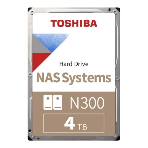 Dysk Toshiba N300 MN10ADA400ES 4TB 3,5" 7200 512MB SATA III NAS BULK Dysk Toshiba N300 MN10ADA400ES 4TB 3,5" 7200 512MB SATA III NAS BULK