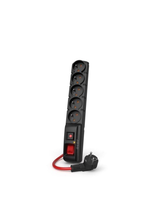 Listwa przeciwprzepięciowa Acar F5 POWER 10m czarna Listwa przeciwprzepięciowa Acar F5 POWER 10m czarna
