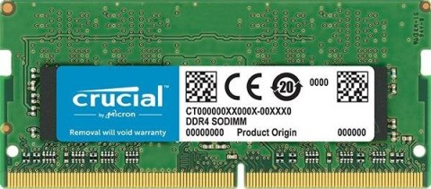 Pamięć SODIMM DDR4 Crucial 8GB (1x8GB) 2400MHz CL17 1,2V Pamięć SODIMM DDR4 Crucial 8GB (1x8GB) 2400MHz CL17 1,2V