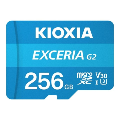 Karta pamięci MicroSDXC KIOXIA EXCERIA G2 256GB UHS-III Class 10 V30 + adapter Karta pamięci MicroSDXC KIOXIA EXCERIA G2 256GB UHS-III Class 10 V30 + adapter