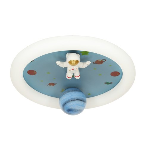 Lampa LED sufitowa plafon do pokoju dziecięcego ściemniana LUMELA + pilot astronauta Lampa LED sufitowa plafon do pokoju dziecięcego ściemniana LUMELA + pilot astronauta