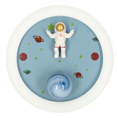 Lampa LED sufitowa plafon do pokoju dziecięcego ściemniana LUMELA + pilot astronauta Lampa LED sufitowa plafon do pokoju dziecięcego ściemniana LUMELA + pilot astronauta