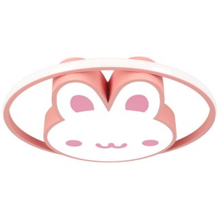 Lampa LED sufitowa plafon do pokoju dziecięcego ściemniana LUMELA + pilot króliczek