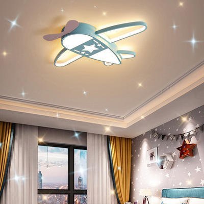 Lampa LED sufitowa plafon do pokoju dziecięcego ściemniana LUMELA + pilot samolot Lampa LED sufitowa plafon do pokoju dziecięcego ściemniana LUMELA + pilot samolot