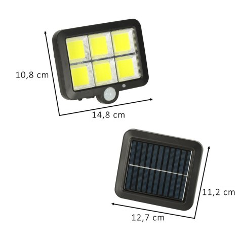 Lampa solarna czujnik ruchu i zmierzchu 120 LED Lampa solarna czujnik ruchu i zmierzchu 120 LED