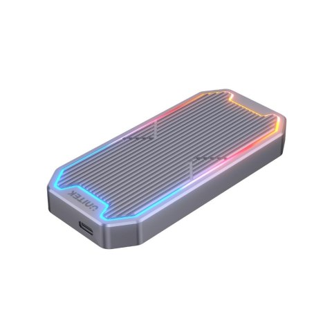 Obudowa na dysk UNITEK S1210B M.2 SSD NVMe/SATA 10Gbps RGB Obudowa na dysk UNITEK S1210B M.2 SSD NVMe/SATA 10Gbps RGB
