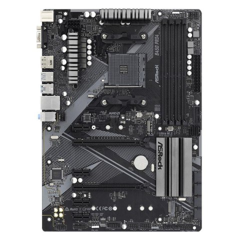 Płyta ASRock B450 Pro4 R2.0 /AMD B450/DDR4/SATA3/M.2/USB3.0/PCIe3.0/AM4/ATX Płyta ASRock B450 Pro4 R2.0 /AMD B450/DDR4/SATA3/M.2/USB3.0/PCIe3.0/AM4/ATX