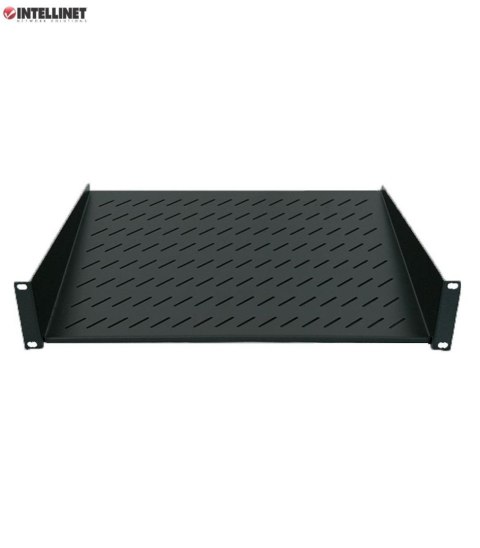 Półka do szafy 19" Intellinet 150mm 1U pełna, czarna Półka do szafy 19" Intellinet 150mm 1U pełna, czarna