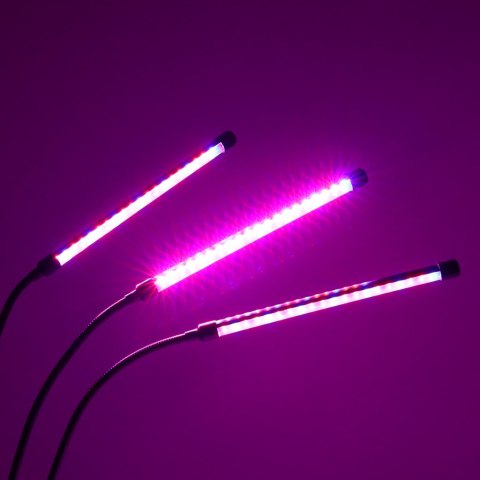 Lampa do roślin LED uprawy wzrostu panel 3 żarówki Lampa do roślin LED uprawy wzrostu panel 3 żarówki