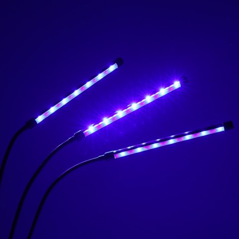 Lampa do roślin LED uprawy wzrostu panel 3 żarówki Lampa do roślin LED uprawy wzrostu panel 3 żarówki