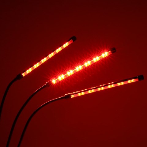Lampa do roślin LED uprawy wzrostu panel 3 żarówki Lampa do roślin LED uprawy wzrostu panel 3 żarówki