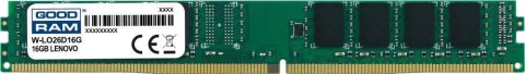Pamięć DDR4 GOODRAM 16GB LENOVO 2666MHz PC4-21300 CL19 1,2V Pamięć DDR4 GOODRAM 16GB LENOVO 2666MHz PC4-21300 CL19 1,2V