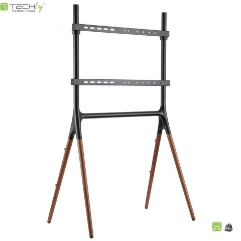 Stojak podłogowy Techly 49"-70", 40kg drewno Stojak podłogowy Techly 49"-70", 40kg drewno