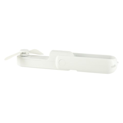 Wiatrak biurkowy wentylator mini ręczny składany wiatraczek przenośny USB biały Wiatrak biurkowy wentylator mini ręczny składany wiatraczek przenośny USB biały