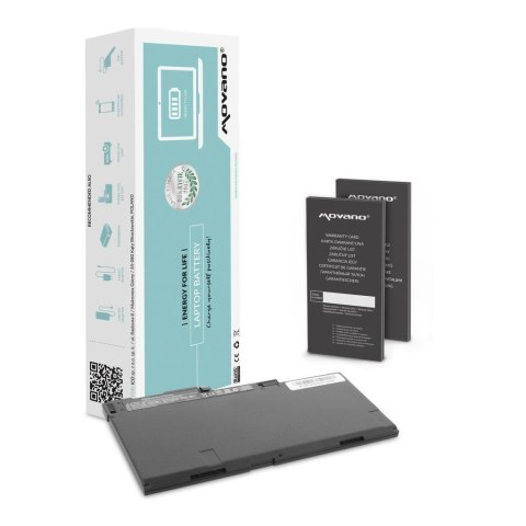 Bateria Movano do notebooka HP EliteBook 740 G1, 750 G1, 840 G1, 740 G2, 750 G2, 840 G2, CM03XL (10.8V-11.1V) (4400 mAh) Bateria Movano do notebooka HP EliteBook 740 G1, 750 G1, 840 G1, 740 G2, 750 G2, 840 G2, CM03XL (10.8V-11.1V) (4400 mAh)
