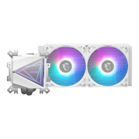 Chłodzenie wodne MSI MAG CORELIQUID I240 WHITE ARGB 2x120mm Chłodzenie wodne MSI MAG CORELIQUID I240 WHITE ARGB 2x120mm