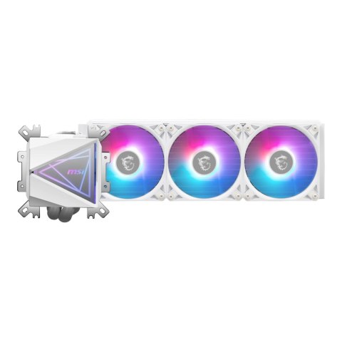 Chłodzenie wodne MSI MAG CORELIQUID I360 WHITE ARGB 3x120mm Chłodzenie wodne MSI MAG CORELIQUID I360 WHITE ARGB 3x120mm