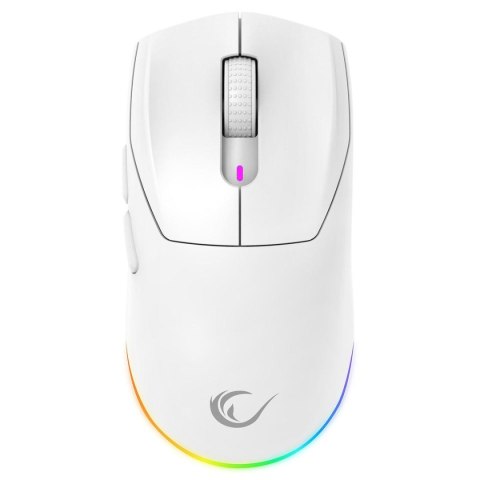 Mysz bezprzewodowa Rampage M5 Pro mysz bezprzewodowa 26000 DPI RGB LED 1K Hz biała Mysz bezprzewodowa Rampage M5 Pro mysz bezprzewodowa 26000 DPI RGB LED 1K Hz biała
