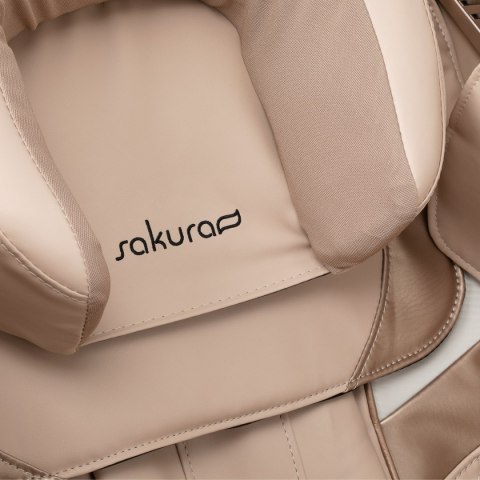 Sakura fotel masujący Prime 108 kremowo beżowy